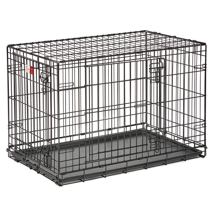 Midwest double top door crate